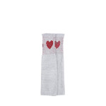 Women Grey & Red Printed UV Protection Hand Gloves
